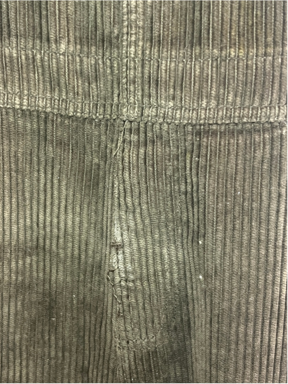 Women's Old Navy Olive Green Corduroy Overalls Size 10 - Picture 6 of 7